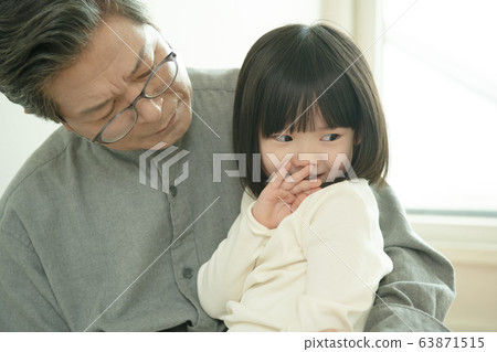 Family, man and woman, grandfather 63871515