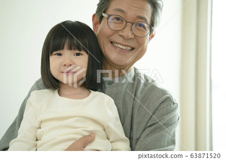 Family, man and woman, grandfather 63871520