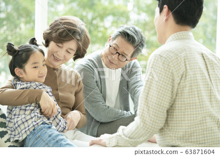 家庭，男人和女人，大家庭 63871604