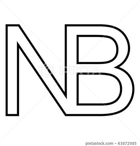 Symbol Sign Nota Bene, Vector Nota Bene, N, B... - 스톡일러스트 [63872085 ...