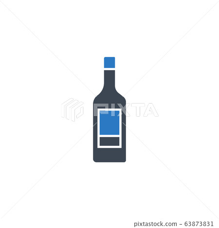 Wine related vector glyph icon. 63873831