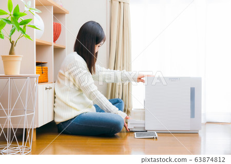 Humidifier Care Women Copy space 63874812