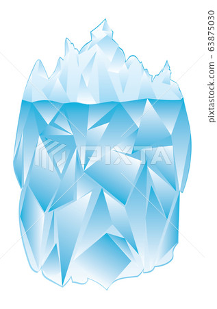 Abstract iceberg illustration 63875030