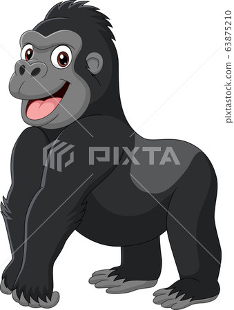 silverback gorilla cartoon