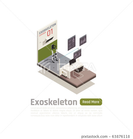 Exoskeleton Isometric Composition 63876118
