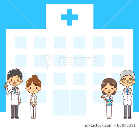 醫療一套4醫生醫生護士全身背景 63876351