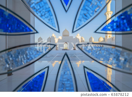 Sheikh Zayed Grand Mosque Center, Abu Dhabi. The Sheikh Zayed Grand Mosque Center, Abu Dhabi. The 63878212