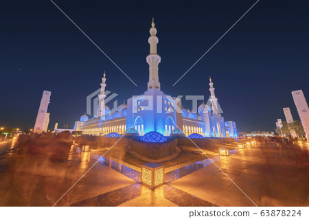 Sheikh Zayed Grand Mosque Center, Abu Dhabi. The 63878224