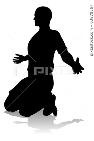 Soccer Football Player Silhouette Soccer Football Player Silhouette 63878567