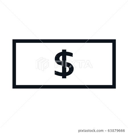 Dollar sign money icon - Stock Illustration [63879666] - PIXTA