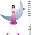 Female fashion illustration 63879753
