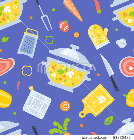 Kitchen Utensils, Cooking, Restaurant Stock Vector by