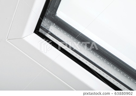 Double-glazed windows, new plastic window, double glass, object 63880902
