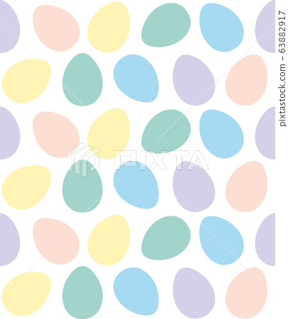 Easter colorful painted eggs seamless art pattern - Stock Illustration ...
