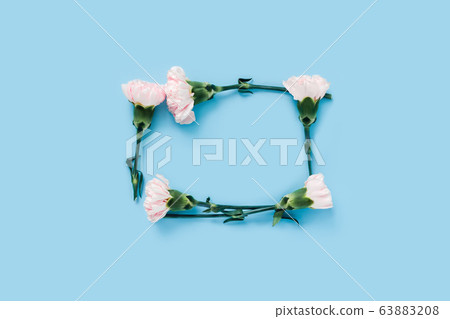 A rectangular frame of roses. 63883208