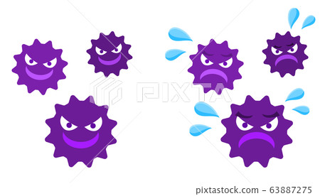 Virus panicking illustration Virus panicking illustration 63887275
