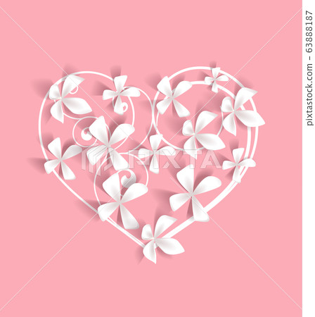 Flower decoration of sakura 63888187