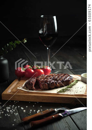 Glass of cold beer with appetizer. catering menu Glass of cold beer with appetizer. catering menu 63889174