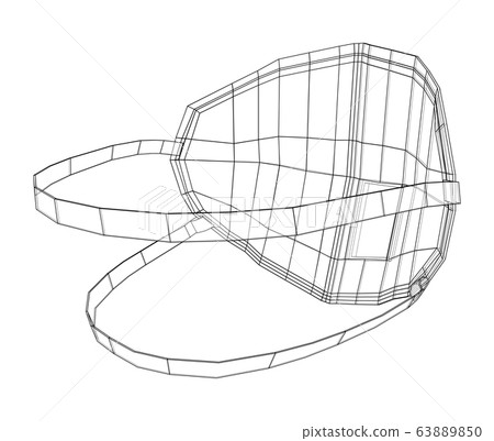 Medical surgical mask. Blueprint style. Vector Medical surgical mask. Blueprint style. Vector 63889850