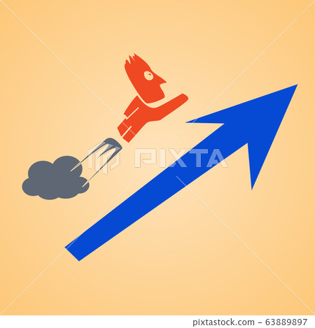 flying man flying man 63889897