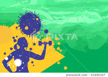 Fitness motivation concept 63890167