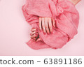 Woman hands with manicure 63891186