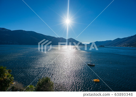 Scenery of the Lake Maggiore 63893348