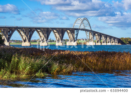 A bridge between Seeland und Moen in Denmark A bridge between Seeland und Moen in Denmark 63894400