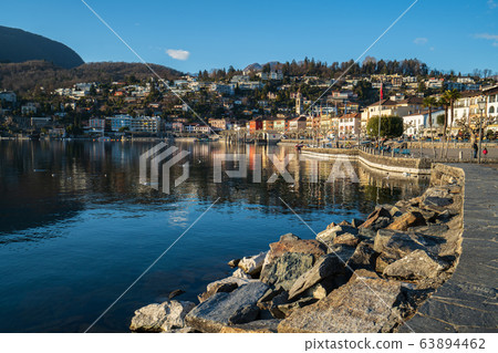 Ascona old town on the Maggiore Lake 63894462