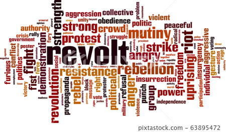 Revolt word cloud Revolt word cloud 63895472
