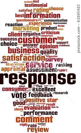 Response word cloud 63895483