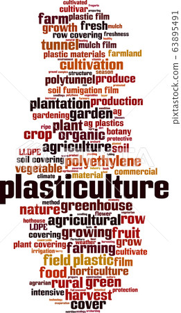 Plasticulture word cloud 63895491