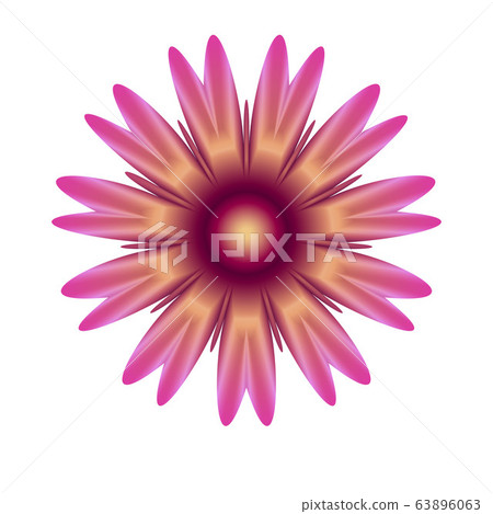 Blend elegant flower isolated on white background, beauty spring element for greeting card , women dey or birthday Blend elegant flower isolated on white background, beauty spring element for greeting card , women dey or birthday 63896063