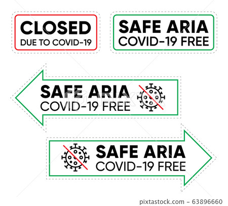 Office Closed Safe Aria Arrows Sign With Stock Illustration 63896660 Pixta