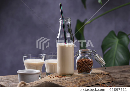 Lactose free nondairy buckwheat milk Lactose free nondairy buckwheat milk 63897511