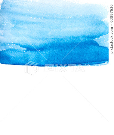 Watercolor blue abstract background. Copy space. Watercolor blue abstract background. Copy space. 63897636