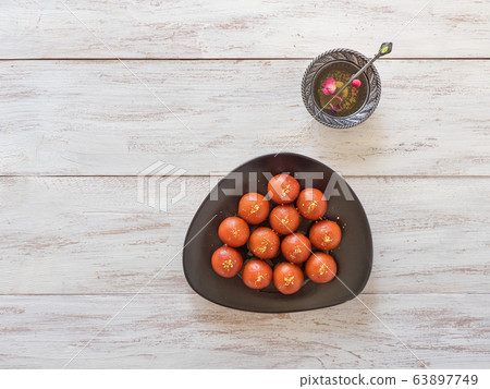 Traditional sweet Gulab Jamun, Indian sweets Traditional sweet Gulab Jamun, Indian sweets 63897749