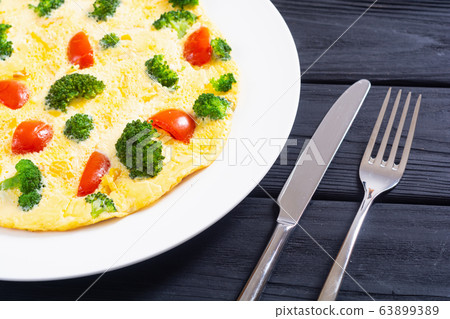 Italian healthy breakfast Omelette Italian healthy breakfast Omelette 63899389