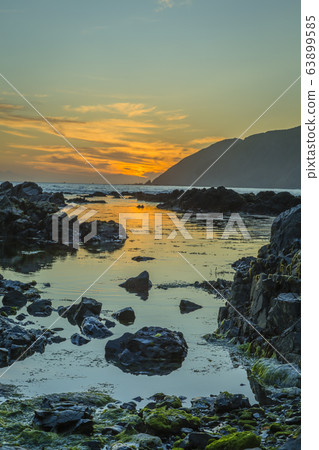 New Zealand @ Wellington @ Red Rocks sunset view New Zealand @ Wellington @ Red Rocks sunset view 63899585