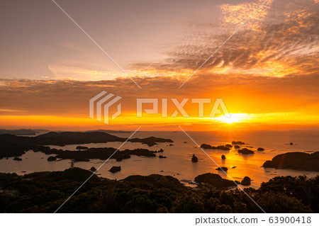 Dusk at Kujukushima / Ishidake Observatory 63900418