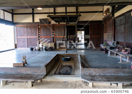 從福島縣日本松市市足立原鄉故居的絲綢房子裡望出去 63900746