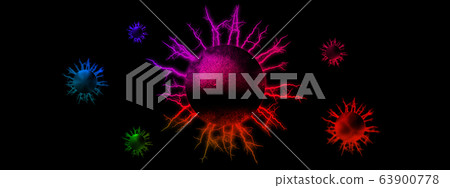 Abstract virus - Stock Illustration [63900778] - PIXTA