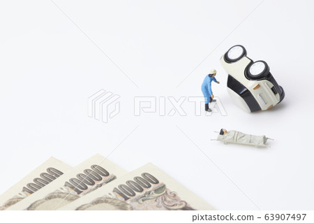 交通事故/患者/疾病/傷害/救援的圖像 63907497