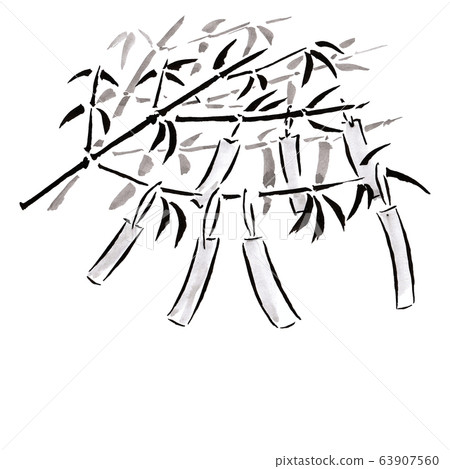 七夕裝飾 手繪墨水 插圖素材 63907560 Pixta圖庫