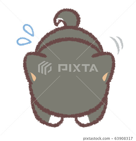 Prostrate black shiba inu sweat 63908317