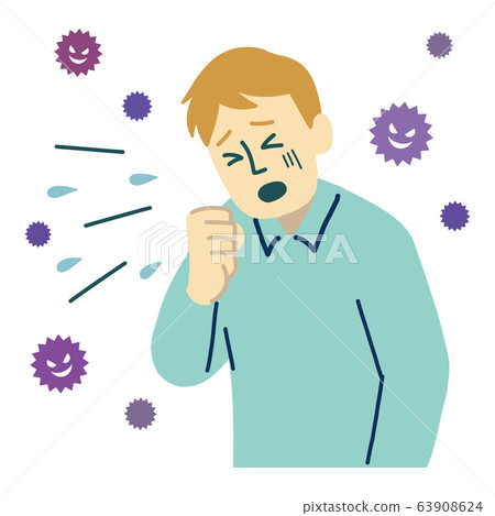 Foreigner, male, cough, sneeze, virus Foreigner, male, cough, sneeze, virus 63908624