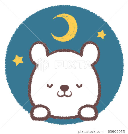 休息的北極熊 63909055