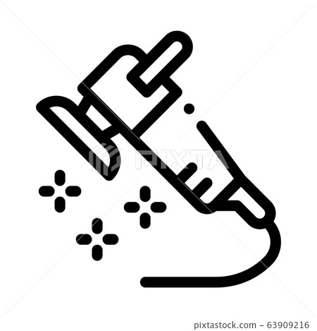 cleaning device icon vector outline illustration cleaning device icon vector outline illustration 63909216