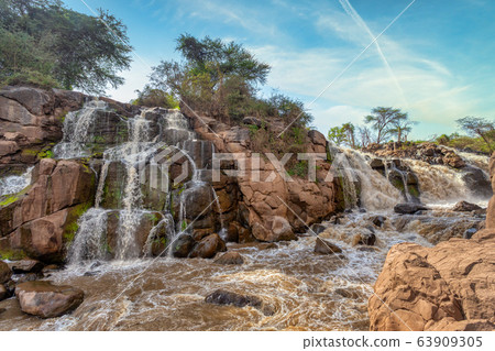 waterfall in Awash National Park, Ethiopia waterfall in Awash National Park, Ethiopia 63909305