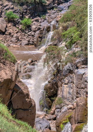 waterfall in Awash National Park, Ethiopia waterfall in Awash National Park, Ethiopia 63909306